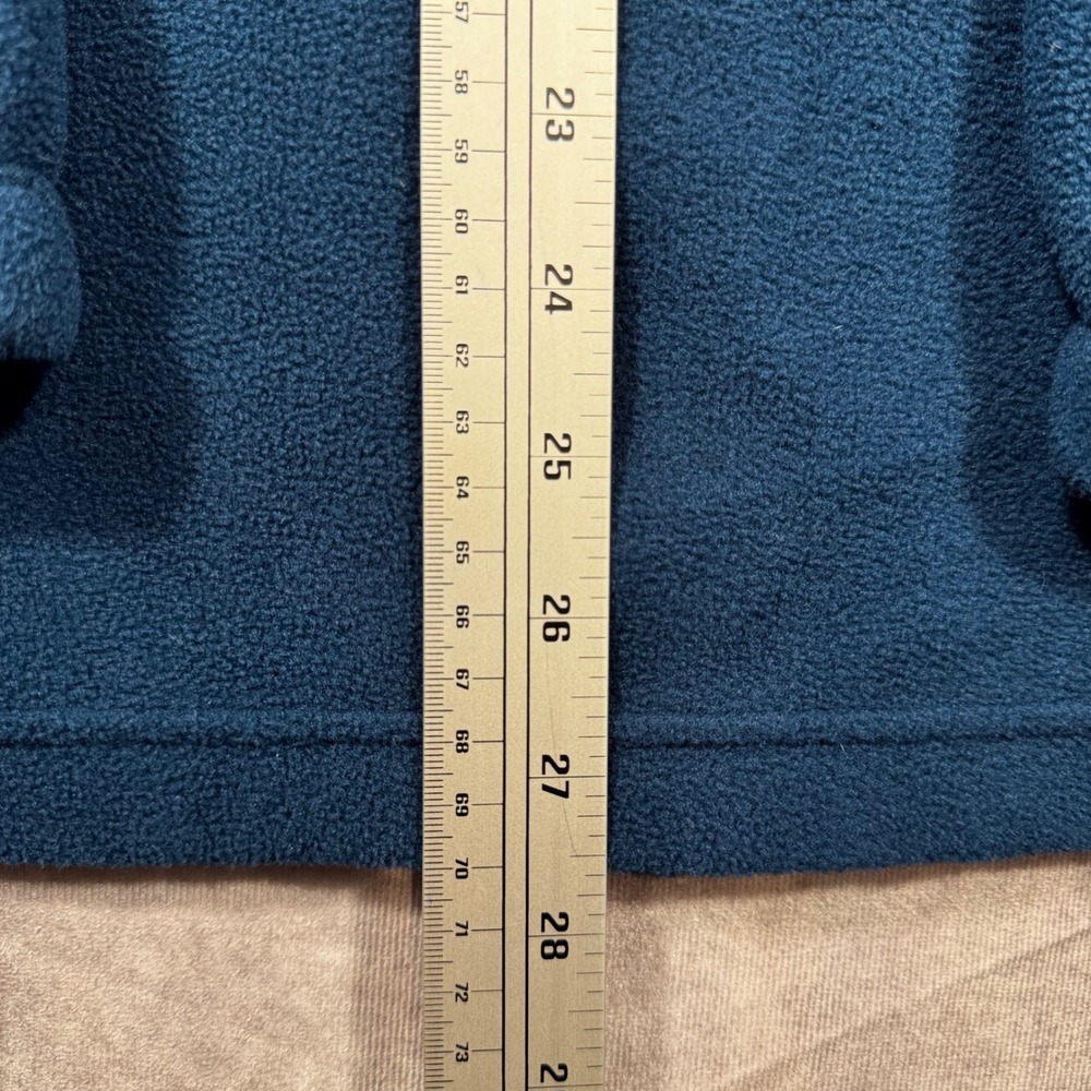 Team USA Olympic Fleece Jacket Mens XL Blue Full Zip Mock Neck Logo 587 - Picture 7 of 8